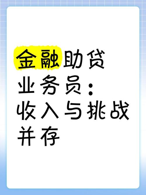 金融助贷业务员 收入与挑战并存的信息服务淘金者